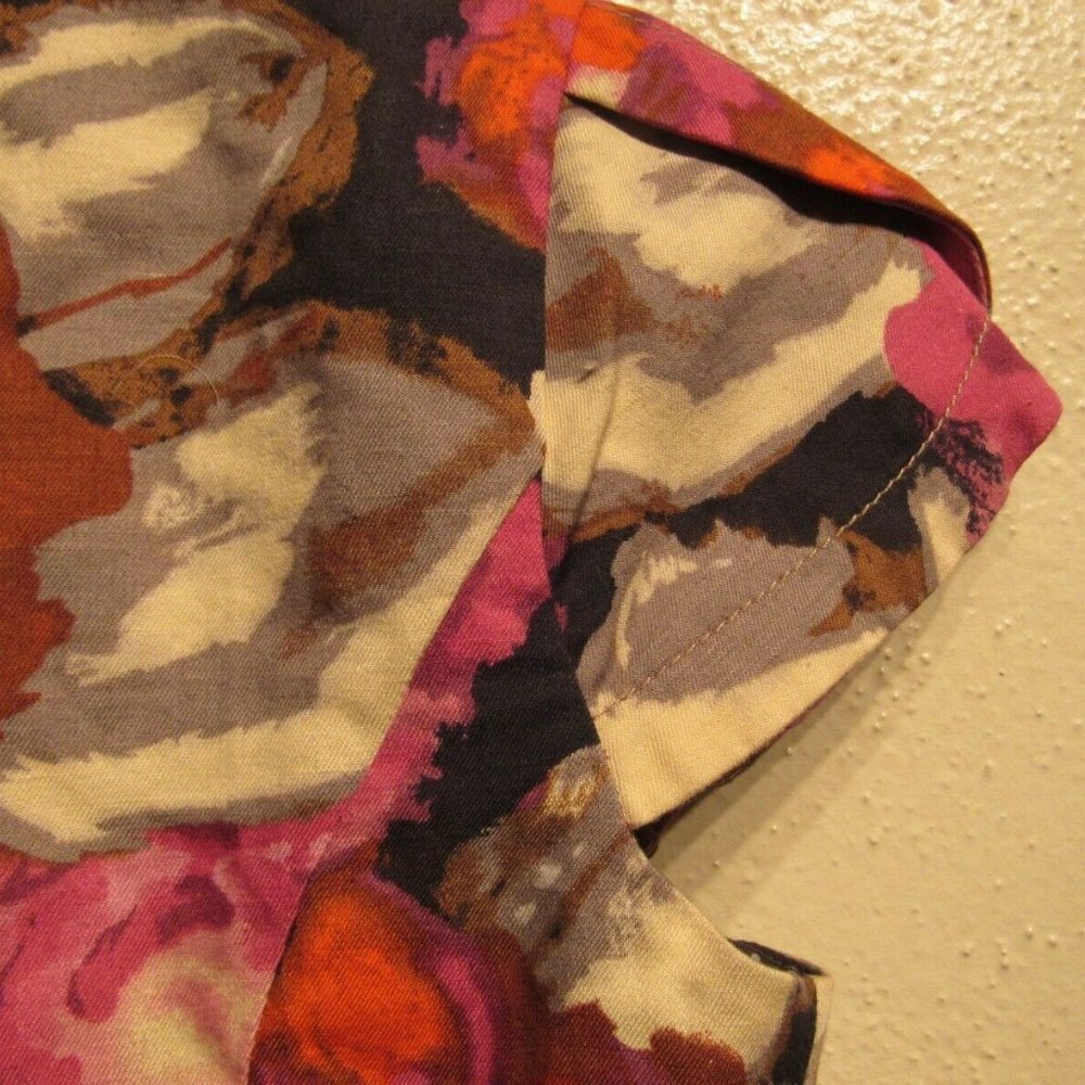 Anthropologie Elevenses Floral Short Sleeve Blazer Jacket Women's Size 0 - Picture 11 of 12